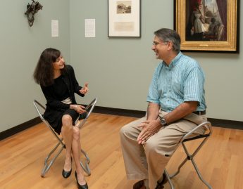 Kavita Khory and Sohail Hashmi gallery talk