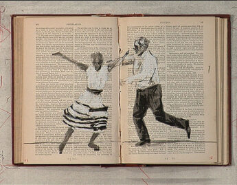 William Kentridge (South African, b. 1955), Tango for Page Turning (still), 2012-2013