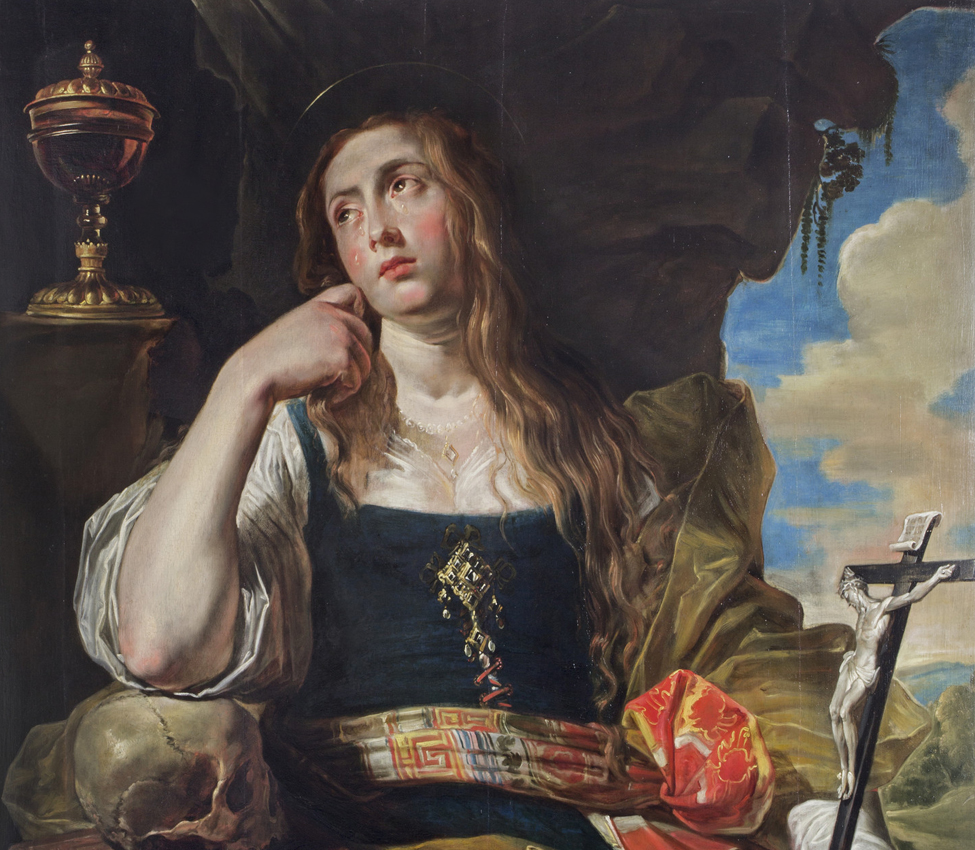 Abraham Janssens  (Flemish, ca. 1575-1632), The Penitent Magdalene (detail), ca. 1620