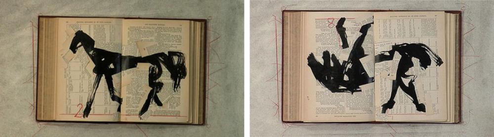 William Kentridge (South African, b. 1955), Tango for Page Turning (details), 2012-2013 William Kentridge (South African, b. 1955), Tango for Page Turning (details), 2012-2013