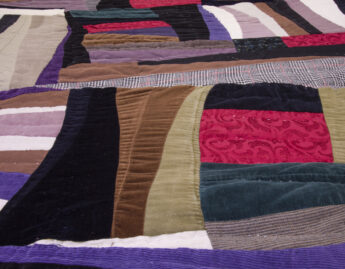 Mary Lee Bendolph (American, 1935- ), Husband Suit Clothes (Housetop Variation), 1990 (detail)