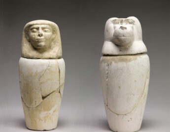 Maker Unknown (Egyptian), Canopic Jars, 1293-1070 BCE (New Kingdom, Dynasties 19-20)