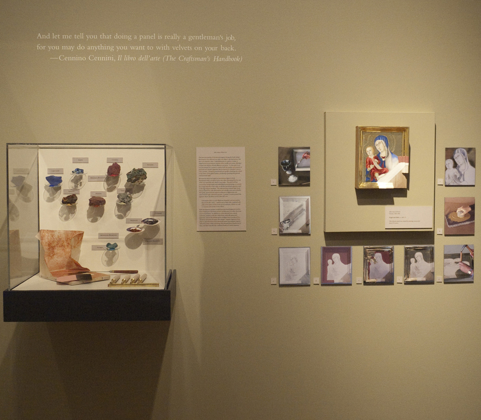 Materials and techniques display