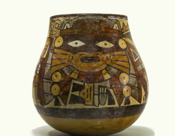 Maker Unknown (Peruvian), Nasca Vessel with anthropomorphic being