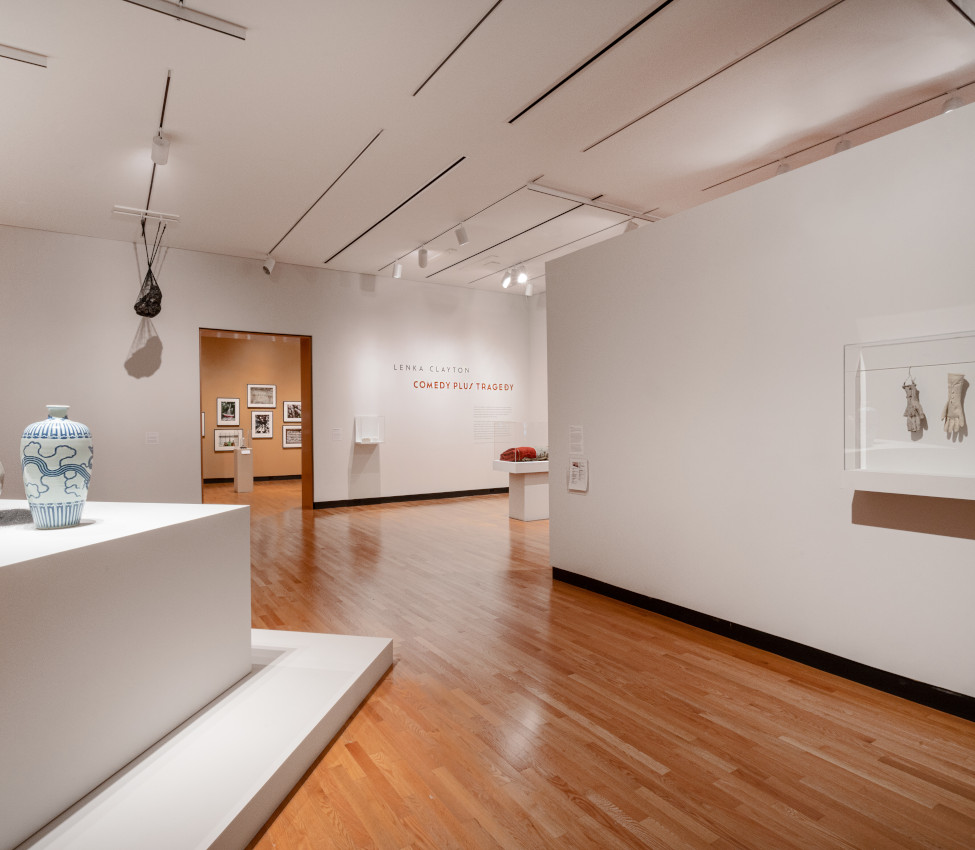 Installation view of Lenka Clayton—Comedy Plus Tragedy, Fall 2021