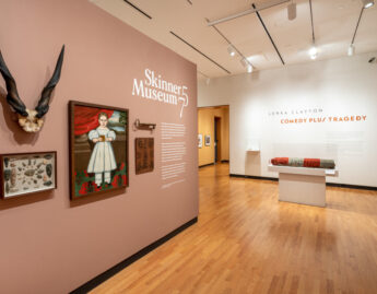 Installation view of Lenka Clayton—Comedy Plus Tragedy, Fall 2021