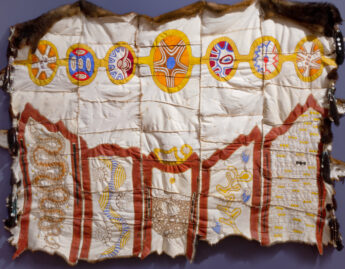 Kerri Clarke, Maree Clarke, Mitch Mahoney, Molly Mahoney - Seven Sisters Possum-Skin Cloak, 2022