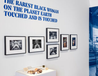 Installation view of vanessa german—THE RAREST BLACK WOMAN ON THE PLANET EARTH