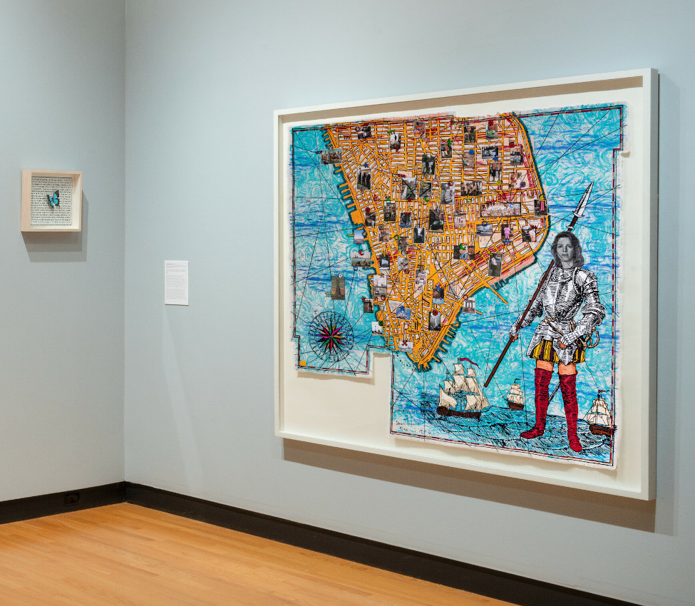 Installation view of Jane Hammond: Digital and Analog, Winter 2022