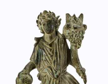 Maker unknown (Roman; Imperial), Lar holding a patera and cornucopia, 1st-2nd century CE