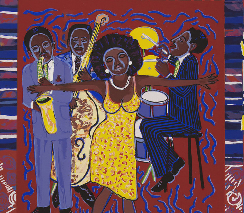 Faith Ringgold (American, b. 1930), Somebody Stole My Broken Heart (detail), 2007