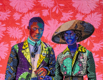 Bisa Butler (American, b. 1975), Broom Jumpers (detail), 2019