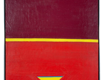 Al Held (American, 1928-2005), Red Untitled, 1962