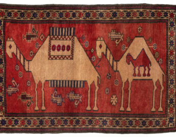 Unknown (Afghan), Rug depicting two camels, late 19th or 20th century