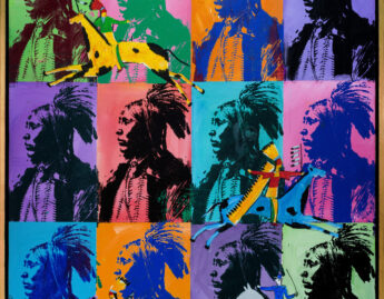 Stan Natchez (Fernandeño Tataviam Band of Mission Indians, b. 1954), Homage to Warhol, 2012