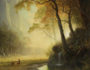 Albert Bierstadt (American, born Germany, 1830-1902), Hetch Hetchy Canyon (detail), 1875