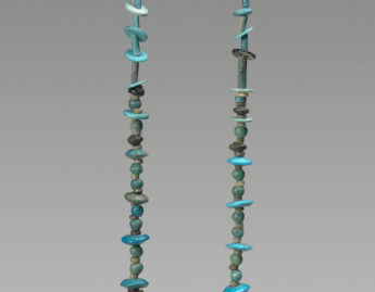 Egyptian, beaded necklace