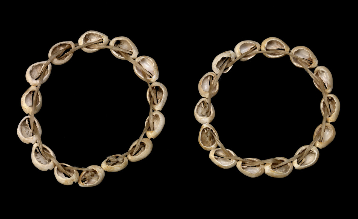 Egyptian, Pair of shell bracelets