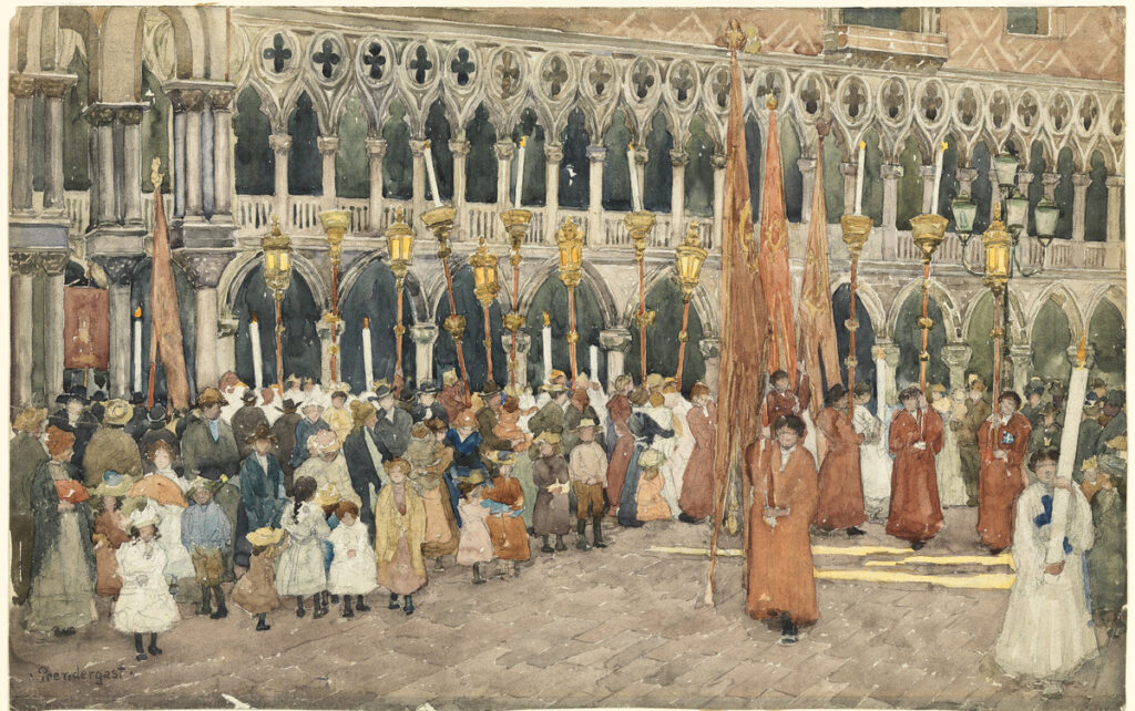 Prendergast, Maurice Brazil, Festival Day Venice