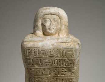 Egyptian, Block statue of the scribe Amunwahsu