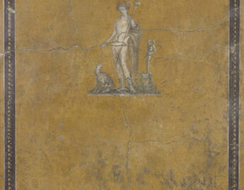 Roman, Fragment of a wall painting with Bacchus