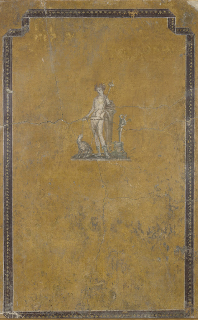 Roman, Fragment of a wall painting with Bacchus