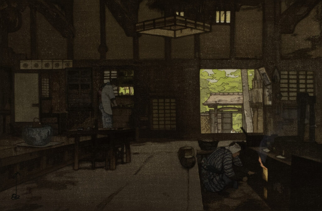 Yoshida Hiroshi (Japanese, 1876-1950), Nōka (Farm House), 1946