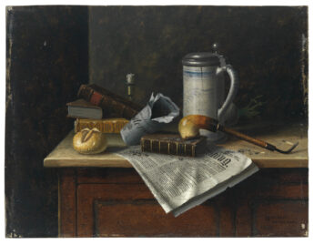 Harnett, William Michael, Still Life with Pipe