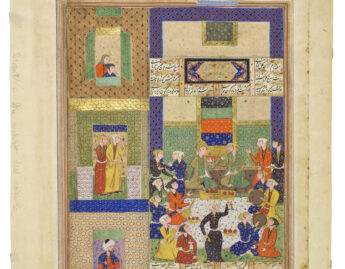 Persian, Bahram Gur visits the Green Pavilion, from the Haft Paykar (Seven Beauties)