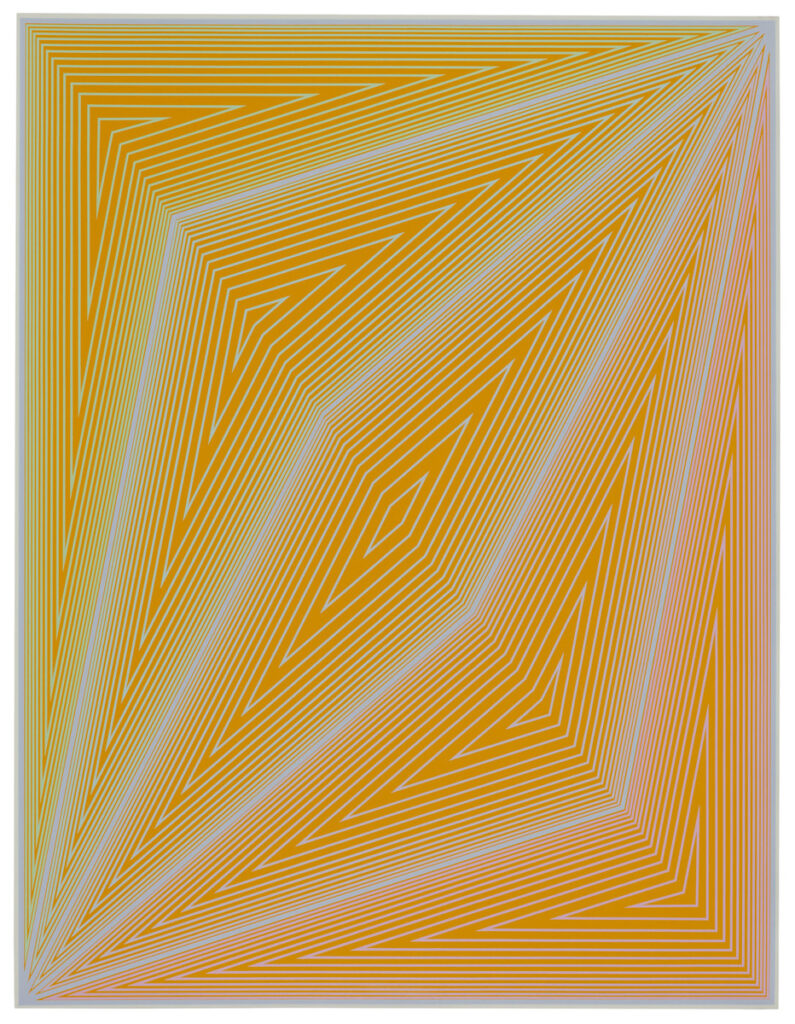 Richard Joseph Anuszkiewicz (American, b. 1930), The Inward Eye: #4 art