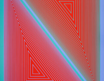 Richard Joseph Anuszkiewicz (American, b. 1930), The Inward Eye: #7 art (detail)