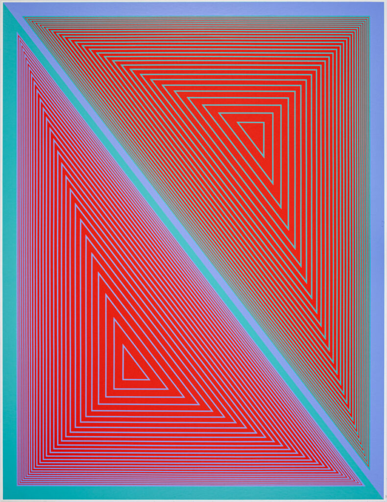 Richard Joseph Anuszkiewicz (American, b. 1930), The Inward Eye: #7 art, 1970
