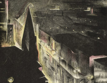 Benton Spruance (American, 1904-1967), City in the Rain, 1932