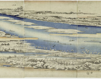 Utagawa Hiroshige I, Sumidagawa zenzu setchū kei, from series Tōto meisho