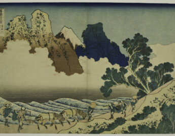 Katsushika Hokusai, Minobu Gawa ura Fuji, from the series Fugaku Sanjūrokkei