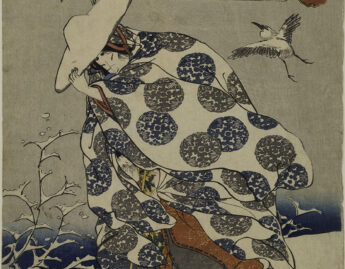 Utagawa Kuniyoshi, Tokiwa Gozen, from the series Kenjo reppu den