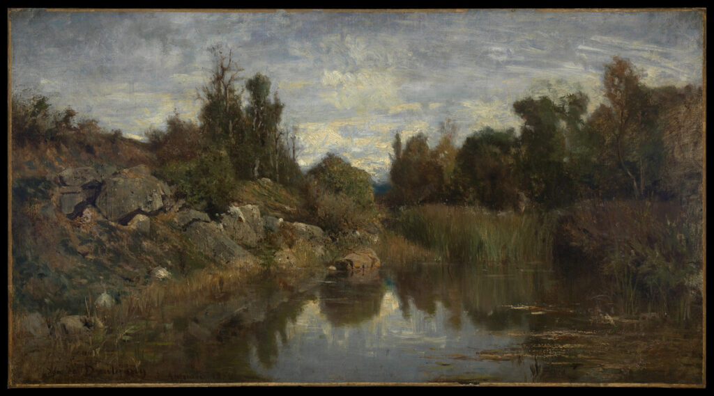 Daubigny, Charles-Francois, The Water's Edge, Optevoz
