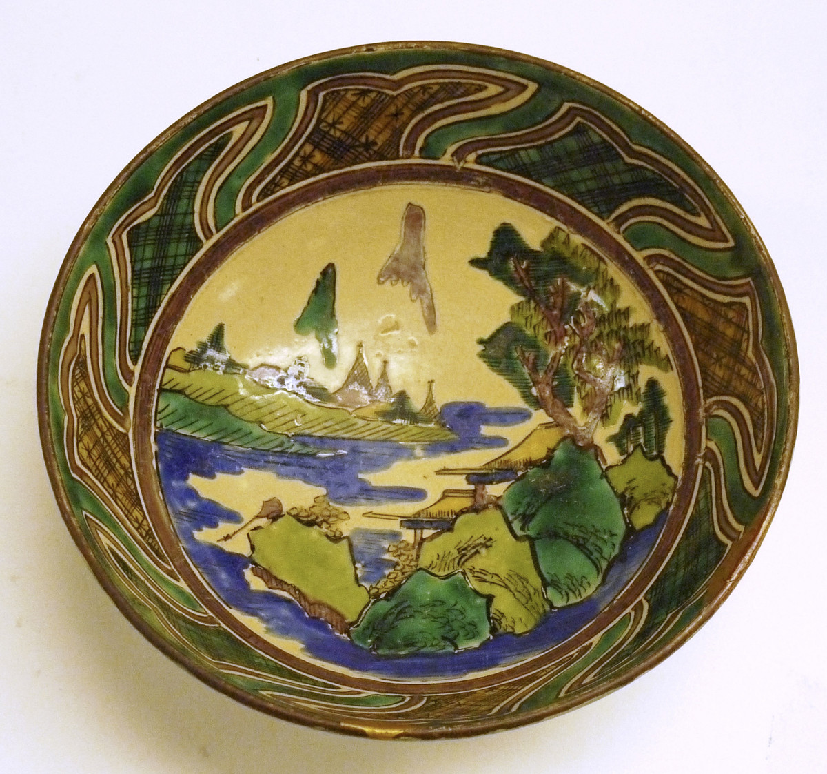 Japanese, Bowl with Kintsugi repair