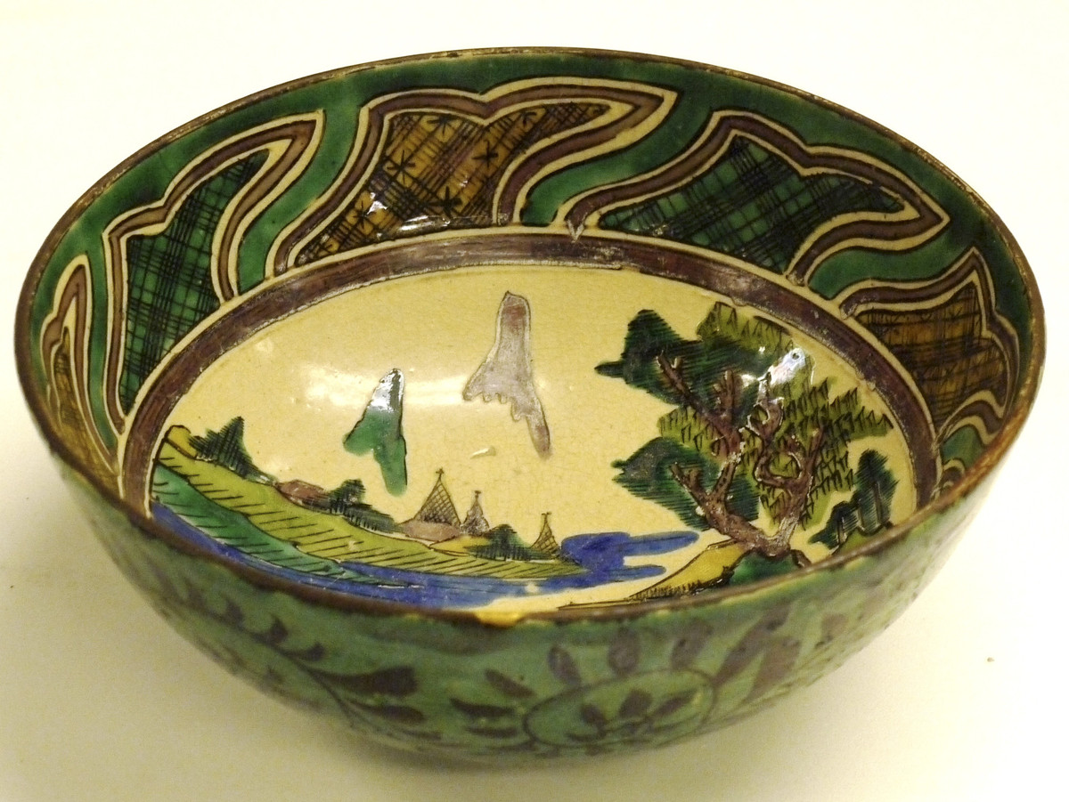 Japanese, Bowl with Kintsugi repair