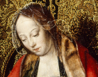 Workshop of Joos van Cleve (Flemish, 1485-1540), The Holy Family (detail), ca. 1520
