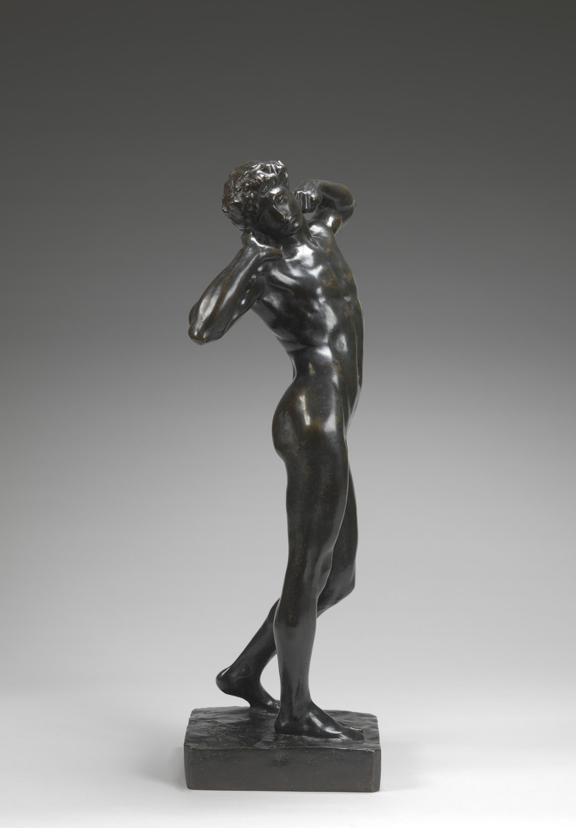 Frederic Leighton, 1st Baron Leighton of Stretton (British, 1830-1896), The Sluggard, 1882 modeled; 1890 cast