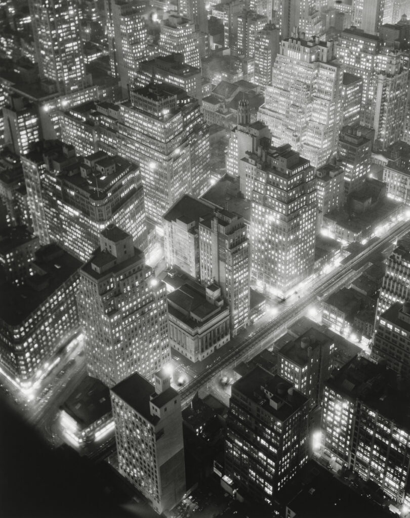 Berenice Abbott, Retrospective: Night View, New York