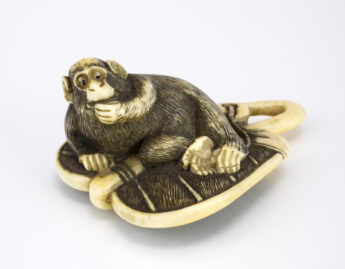 Japanese, Monkey on a fan