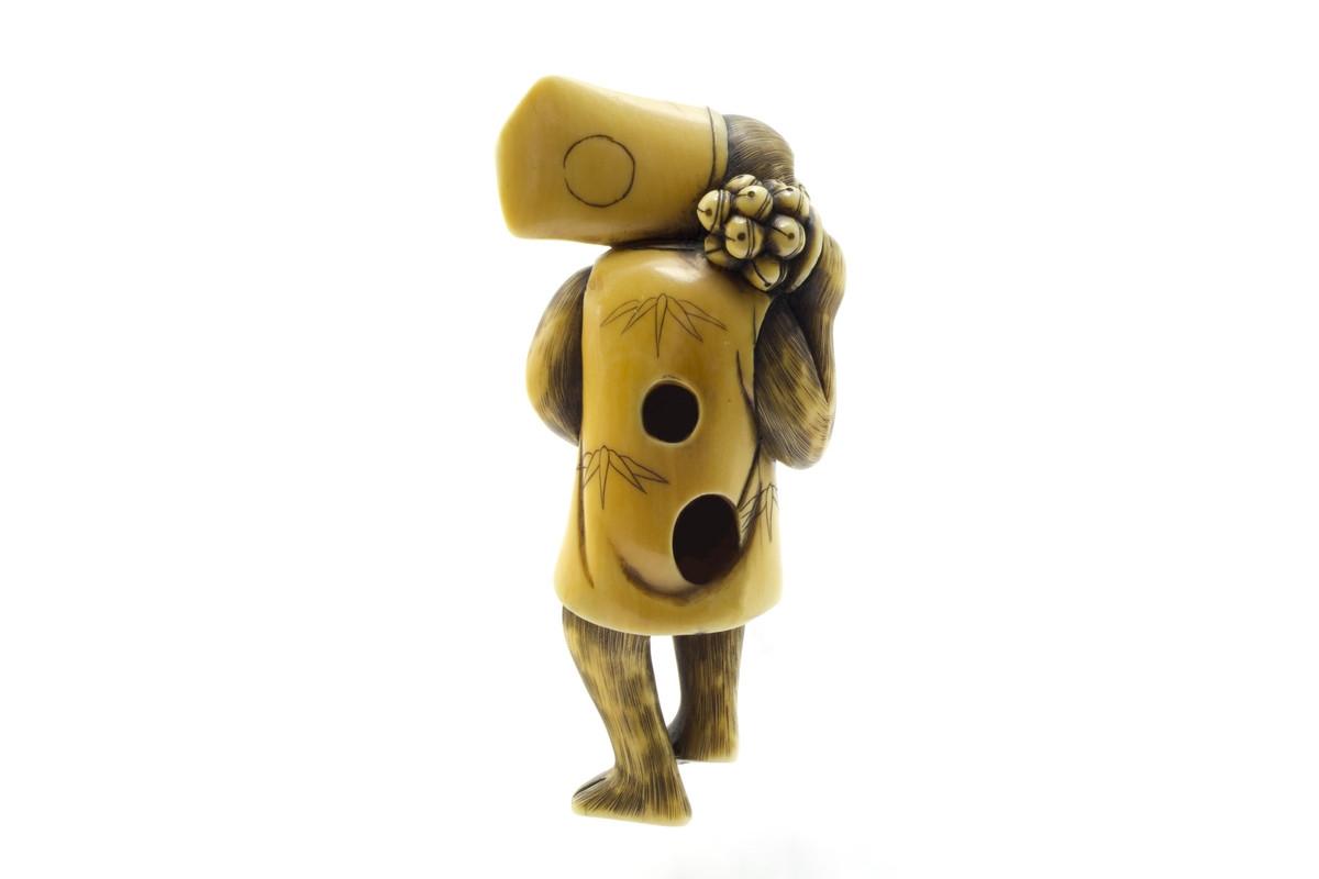 Japanese, Monkey as a sambaso dancer