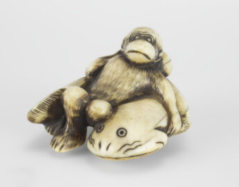 Japanese, Monkey and earthquake fish (namazu)