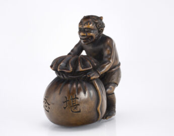 Jusen, Oni tying treasure bag