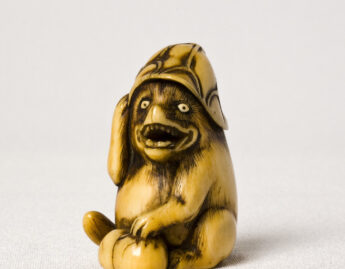 Ranseki, Badger with lotus leaf hat