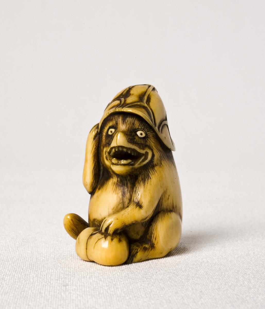Ranseki, Badger with lotus leaf hat