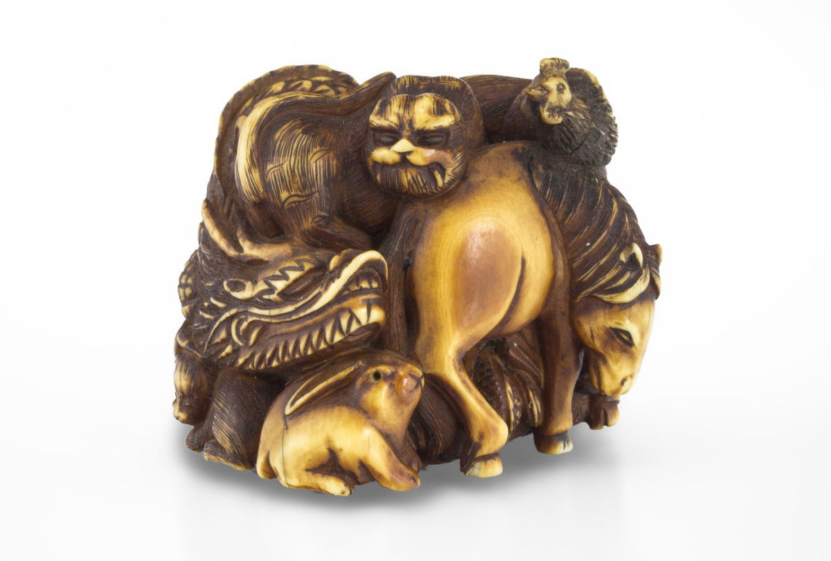 Mitsu saku and Kakihan, The twelve animals of the zodiac