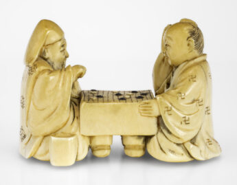 Tomomasa, Two men playing go